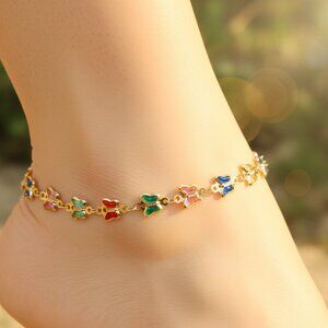 "Elegant Handmade Anklet – Delicate Jewelry for Women, MAR091814